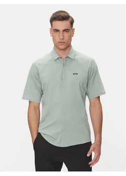 BOSS Koszula Excurse 50540196 Zielony Regular Fit ze sklepu MODIVO w kategorii Koszule męskie - zdjęcie 182650164
