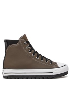 Converse Trzewiki Chuck Taylor All Star City Trek A05576C Brązowy ze sklepu MODIVO w kategorii Buty zimowe męskie - zdjęcie 182650183