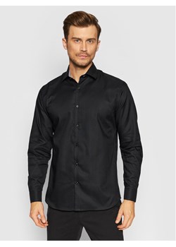 Selected Homme Koszula New Mark 16058640 Czarny Slim Fit ze sklepu MODIVO w kategorii Koszule męskie - zdjęcie 182650450