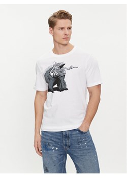 Hugo T-Shirt Dibeach 50513812 Biały Regular Fit ze sklepu MODIVO w kategorii T-shirty męskie - zdjęcie 182650452