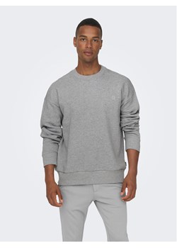 Only & Sons Bluza 22026662 Szary Relaxed Fit ze sklepu MODIVO w kategorii Bluzy męskie - zdjęcie 182650654