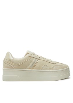 Tommy Jeans Sneakersy The Greenwich Flatform Elevated EN0EN02676 Beżowy ze sklepu MODIVO w kategorii Buty sportowe damskie - zdjęcie 182650664