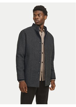 Jack&Jones Płaszcz wełniany Harrison 12258674 Szary Regular Fit ze sklepu MODIVO w kategorii Płaszcze męskie - zdjęcie 182650721