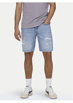 Only & Sons Szorty jeansowe Edge 22029647 Niebieski Straight Fit ze sklepu MODIVO w kategorii Spodenki męskie - zdjęcie 182650731