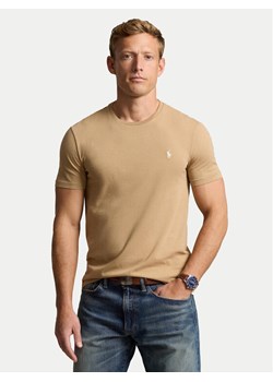 Polo Ralph Lauren T-Shirt 710671438329 Beżowy Custom Slim Fit ze sklepu MODIVO w kategorii T-shirty męskie - zdjęcie 182650850