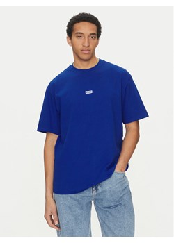 HUGO T-Shirt Nalono 50509776 Niebieski Loose Fit ze sklepu MODIVO w kategorii T-shirty męskie - zdjęcie 182650912