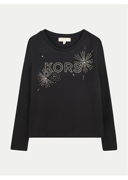 MICHAEL KORS KIDS Bluzka R30142 D Czarny Regular Fit ze sklepu MODIVO w kategorii Bluzki dziewczęce - zdjęcie 182650952