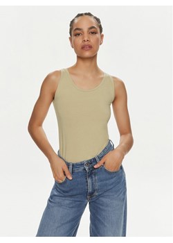 Marc O'Polo Top 402 2001 50001 Beżowy Regular Fit ze sklepu MODIVO w kategorii Bluzki damskie - zdjęcie 182650980