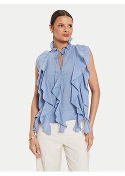 ViCOLO Bluzka TB2554 Niebieski Regular Fit ze sklepu MODIVO w kategorii Bluzki damskie - zdjęcie 182651024