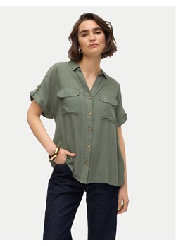 Vero Moda Koszula Bumpy 10310139 Zielony Regular Fit ze sklepu MODIVO w kategorii Koszule damskie - zdjęcie 182651112