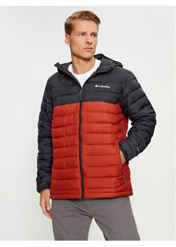 Columbia Kurtka przejściowa Powder Lite™ Hooded Jacket Pomarańczowy Regular Fit ze sklepu MODIVO w kategorii Kurtki męskie - zdjęcie 182651161