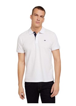 Tom Tailor Polo 1027713 Biały Regular Fit ze sklepu MODIVO w kategorii T-shirty męskie - zdjęcie 182651190