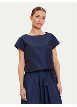 Weekend Max Mara Bluzka Parana 2425166021 Granatowy Relaxed Fit ze sklepu MODIVO w kategorii Bluzki damskie - zdjęcie 182651370