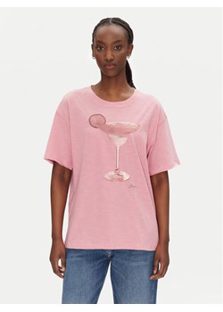 BOSS T-Shirt C_Eband_4 50540433 Różowy Relaxed Fit ze sklepu MODIVO w kategorii Bluzki damskie - zdjęcie 182651410