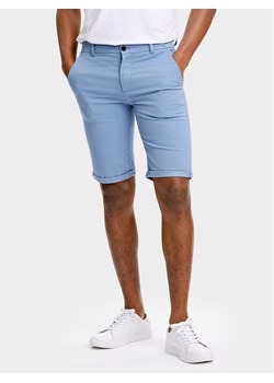 Lindbergh Szorty materiałowe 30-505044 Niebieski Slim Fit ze sklepu MODIVO w kategorii Spodenki męskie - zdjęcie 182651441