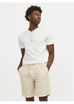 Jack&Jones T-Shirt Jprblunixs 12257965 Biały Slim Fit ze sklepu MODIVO w kategorii T-shirty męskie - zdjęcie 182651703