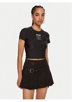 Versace Jeans Couture T-Shirt 77HAH602 Czarny Slim Fit ze sklepu MODIVO w kategorii Bluzki damskie - zdjęcie 182651741