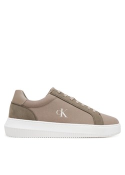 Calvin Klein Jeans Sneakersy Chunky Cupsole Mg Canvas YM0YM01219 Brązowy ze sklepu MODIVO w kategorii Buty sportowe męskie - zdjęcie 182651822