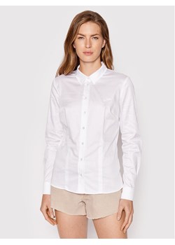 Guess Koszula W2YH41 WAF10 Biały Slim Fit ze sklepu MODIVO w kategorii Koszule damskie - zdjęcie 182651840