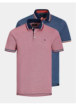Jack&Jones Komplet 2 koszulek polo Paulos 12191216 Kolorowy Slim Fit ze sklepu MODIVO w kategorii T-shirty męskie - zdjęcie 182652010