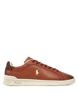 Polo Ralph Lauren Sneakersy Heritage Court II 809965073001 Brązowy ze sklepu MODIVO w kategorii Buty sportowe męskie - zdjęcie 182652014