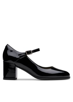 Clarks Półbuty Freva 55 Strap 26181337 Czarny ze sklepu MODIVO w kategorii Czółenka - zdjęcie 182652041
