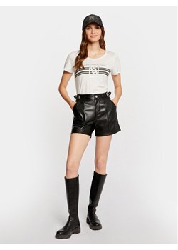 Morgan T-Shirt 241-DONNA Biały Regular Fit ze sklepu MODIVO w kategorii Bluzki damskie - zdjęcie 182652062