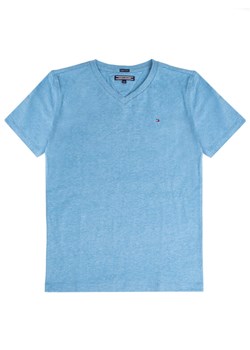 Tommy Hilfiger T-Shirt KB0KB04142 S Błękitny Regular Fit ze sklepu MODIVO w kategorii T-shirty chłopięce - zdjęcie 182652112