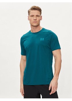 Under Armour Koszulka techniczna Ua Hg Armour Ftd Graphic Ss 1383320-449 Zielony Fitted Fit ze sklepu MODIVO w kategorii T-shirty męskie - zdjęcie 182652152