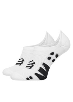 Compressport Skarpety stopki unisex No Show XU00045 Biały ze sklepu MODIVO w kategorii Skarpetki damskie - zdjęcie 182652232