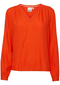 ICHI Bluzka 20120243 Pomarańczowy Regular Fit ze sklepu MODIVO w kategorii Bluzki damskie - zdjęcie 182652243