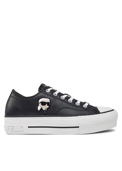 KARL LAGERFELD Trampki Kampus Max KL60425T Czarny ze sklepu MODIVO w kategorii Trampki damskie - zdjęcie 182652290
