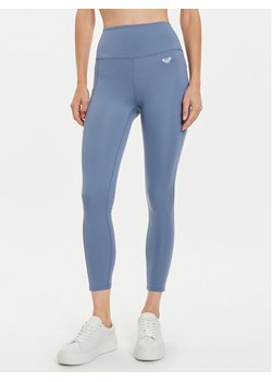 Roxy Legginsy Heart Into It ERJNP03488 Niebieski Slim Fit ze sklepu MODIVO w kategorii Spodnie damskie - zdjęcie 182652371