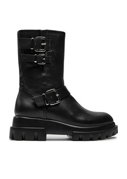 AGL Botki Chunky Biker D756589PGKD0711013 Czarny ze sklepu MODIVO w kategorii Botki - zdjęcie 182652430