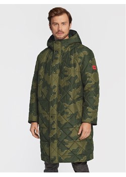 HUGO Płaszcz przejściowy Marco2241 50476742 Zielony Relaxed Fit ze sklepu MODIVO w kategorii Kurtki męskie - zdjęcie 182652490