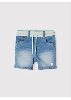 NAME IT Szorty jeansowe 13202337 Niebieski Regular Fit ze sklepu MODIVO w kategorii Spodenki niemowlęce - zdjęcie 182652550