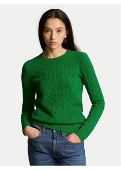 Polo Ralph Lauren Sweter 211910421020 Zielony Slim Fit ze sklepu MODIVO w kategorii Swetry damskie - zdjęcie 182652551