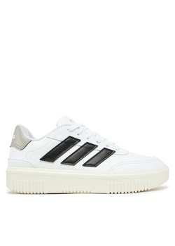 adidas Sneakersy Courtblock JI2202 Biały ze sklepu MODIVO w kategorii Buty sportowe damskie - zdjęcie 182652574