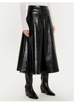 Sisley Spódnica z imitacji skóry 4XAUL002E Czarny Regular Fit ze sklepu MODIVO w kategorii Spódnice - zdjęcie 182652620