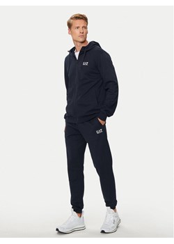 EA7 Emporio Armani Dres 8NPV63 PJVRZ 1562 Granatowy Regular Fit ze sklepu MODIVO w kategorii Dresy męskie - zdjęcie 182652721