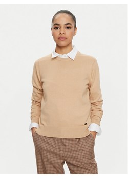 U.S. Polo Assn. Sweter WUP0394 Beżowy Regular Fit ze sklepu MODIVO w kategorii Swetry damskie - zdjęcie 182652743