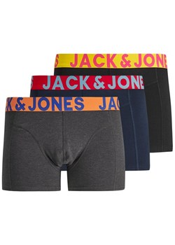 Jack&Jones Komplet 3 par bokserek Crazy Solid 12151349 Kolorowy ze sklepu MODIVO w kategorii Majtki męskie - zdjęcie 182652834