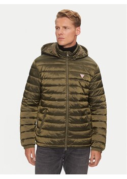 Guess Kurtka puchowa M4YL99 WG922 Zielony Regular Fit ze sklepu MODIVO w kategorii Kurtki męskie - zdjęcie 182652891