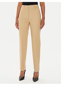Marciano Guess Spodnie materiałowe Alice 4YGB09 7124A Beżowy Regular Fit ze sklepu MODIVO w kategorii Spodnie damskie - zdjęcie 182652972