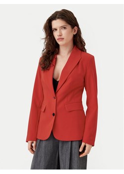 ONLY Marynarka Raven 15338389 Czerwony Slim Fit ze sklepu MODIVO w kategorii Marynarki damskie - zdjęcie 182653002