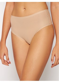 Chantelle Figi Brazylijskie z wysokim stanem Soft Stretch C10690 Beżowy ze sklepu MODIVO w kategorii Majtki damskie - zdjęcie 182653110