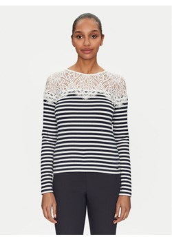 Morgan Bluzka 251-TMACO Granatowy Slim Fit ze sklepu MODIVO w kategorii Bluzki damskie - zdjęcie 182653334