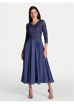 Swing Sukienka koktajlowa 5AI08900 Niebieski Regular Fit ze sklepu MODIVO w kategorii Sukienki - zdjęcie 182653392