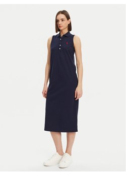 Polo Ralph Lauren Sukienka codzienna 211968292002 Granatowy Regular Fit ze sklepu MODIVO w kategorii Sukienki - zdjęcie 182653412