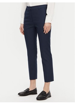 Weekend Max Mara Chinosy Vite 2515131021 Granatowy Slim Fit ze sklepu MODIVO w kategorii Spodnie damskie - zdjęcie 182653453
